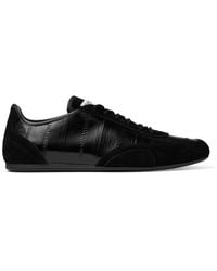 Jimmy Choo - Sunny F Leather-Suede Sneakers - Lyst