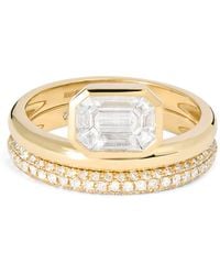 SHAY - And Diamond Floating Bezel Ring - Lyst