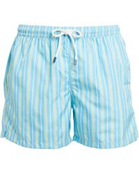 Fedeli - Madeira Stripe Print Swim Shorts - Lyst