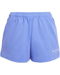 Sporty & Rich - Cotton Sport Disco Shorts - Lyst