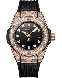 Hublot - King And Pavé Diamond Big Bang One Click Watch - Lyst