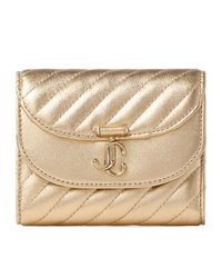 Jimmy Choo - Curve Marinda Leather Wallet - Lyst