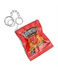 Balenciaga - Calf Leather Chips Keyring - Lyst