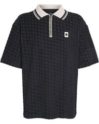 Amiri Ma Quad Zip Polo in Black for Men | Lyst