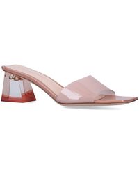 Gianvito Rossi - Leather Cosmic Mules 55 - Lyst