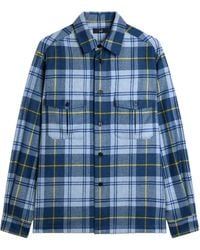 dunhill - Cashmere Check Shirt - Lyst