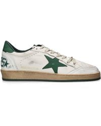 Golden Goose - Leather Ballstar Sneakers - Lyst