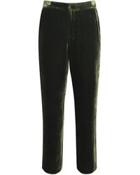 L'Agence - Velvet Rebel Straight Trousers - Lyst