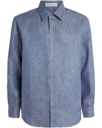 God's True Cashmere - Linen Denim Shirt - Lyst