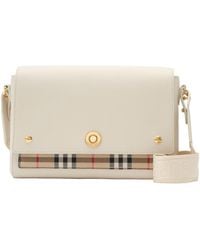Burberry - Leather Note Cross-Body Bag - Lyst