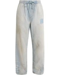 Amiri - Denim Ma Drawstring Wide-Leg Trousers - Lyst