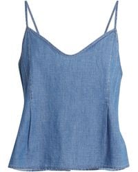 PAIGE - Denim Esther Cami Top - Lyst