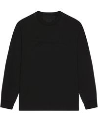 Givenchy - Cotton Embroidered Long-Sleeve T-Shirt - Lyst