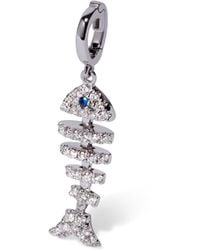 Annoushka - Diamond And Sapphire Fish Bones Charms - Lyst