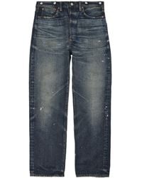 Junya Watanabe - Distressed Patchwork Straight Jeans - Lyst