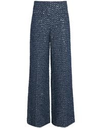 Sandro - Sequinned Tailored Trousers - Lyst