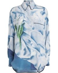 Victoria Beckham - Silk Floral Shirt - Lyst