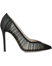 Andrea Wazen - Mesh Pleated Nora Pumps 105 - Lyst