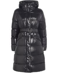 Moncler - Down Bellevue Longline Coat - Lyst
