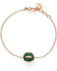 Pomellato - Diamond, Malachite And Mother-Of-Pearl Pom Pom Dot Bracelet - Lyst