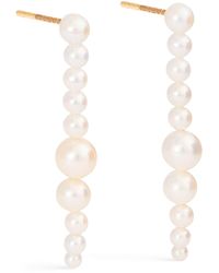 Sophie Bille Brahe - And Pearl Sienna Moon Earrings - Lyst