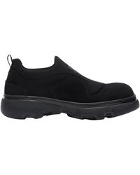 Burberry - Suede Foam Sneakers - Lyst