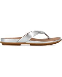 Fitflop - Leather Gracie Flip Flops - Lyst