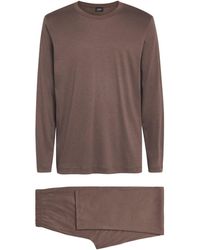 Zimmerli of Switzerland - Sea Island Cotton Pyjama Bottoms - Lyst