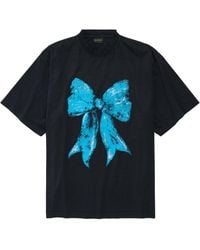 Balenciaga - Oversized Bow T-Shirt - Lyst