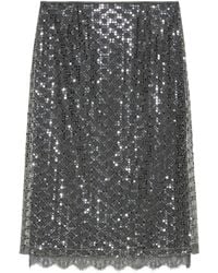 Marella - Sequinned Mini Skirt - Lyst