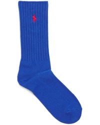 Polo Ralph Lauren - Cotton-Blend Classic Crew Socks - Lyst