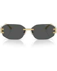 Versace - Metal Sunglasses - Lyst