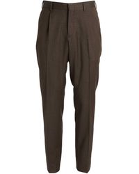 Brioni - Stretch-wool Tailored Trousers - Lyst