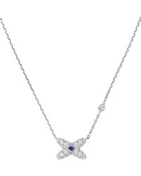Chaumet - Diamond And Sapphire Jeux De Liens Necklace - Lyst