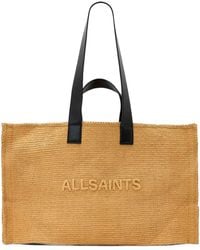 AllSaints - Paper Reversible Lutece Tote Bag - Lyst