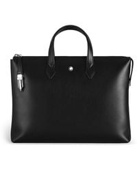 Montblanc - Leather Soft Tote Bag - Lyst