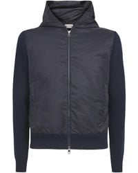 Moncler - Hybrid Hooded Cardigan - Lyst