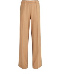Fabiana Filippi - Wool-Blend Wide-Leg Trousers - Lyst