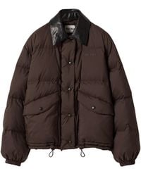 Miu Miu - Down Technical Pongé Puffer Jacket - Lyst