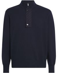 Paul & Shark - Virgin Wool Quarter-Zip Sweater - Lyst