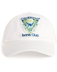CASABLANCA - Flaming Tennis Club Baseball Cap - Lyst