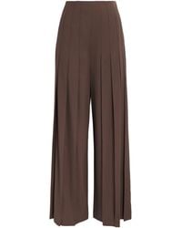 Claudie Pierlot - Pleated Wide-Leg Trousers - Lyst