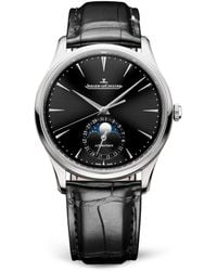 Jaeger-lecoultre - Stainless Steel Master Ultra Thin Moon Watch 39mm - Lyst
