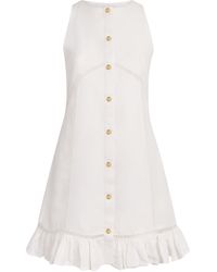 Maje - Embroidered Mini Dress - Lyst