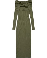 Balenciaga - Long-Sleeve Maxi Dress - Lyst