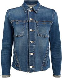 L'Agence - Janelle Denim Jacket - Lyst