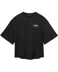 AllSaints - Organic Cotton Under Amelie T-Shirt - Lyst