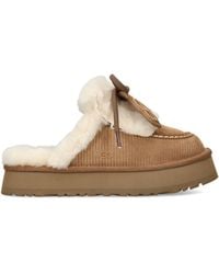 UGG - Suede Disquette Heritage Slippers - Lyst