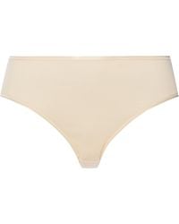 Hanro - Cotton Seamless Midi Briefs - Lyst
