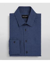 Giorgio Armani - Cotton Seersucker Shirt - Lyst